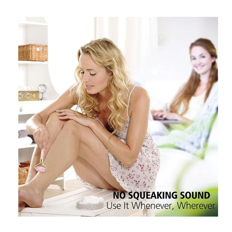 1/комплект из 2 предметов розового кварца ролик для похудения Массажер лица