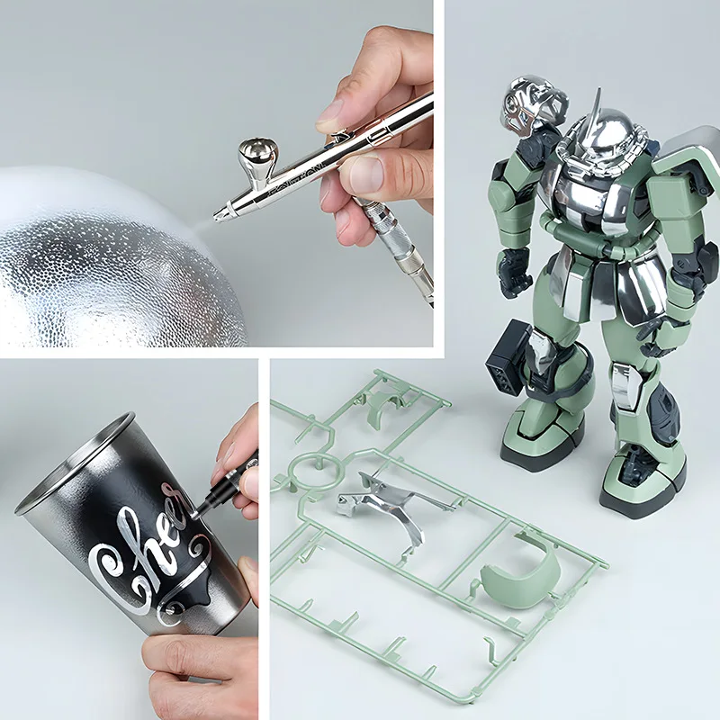 3 шт./лот золотистые Серебристые зеркальные маркеры художественные краски