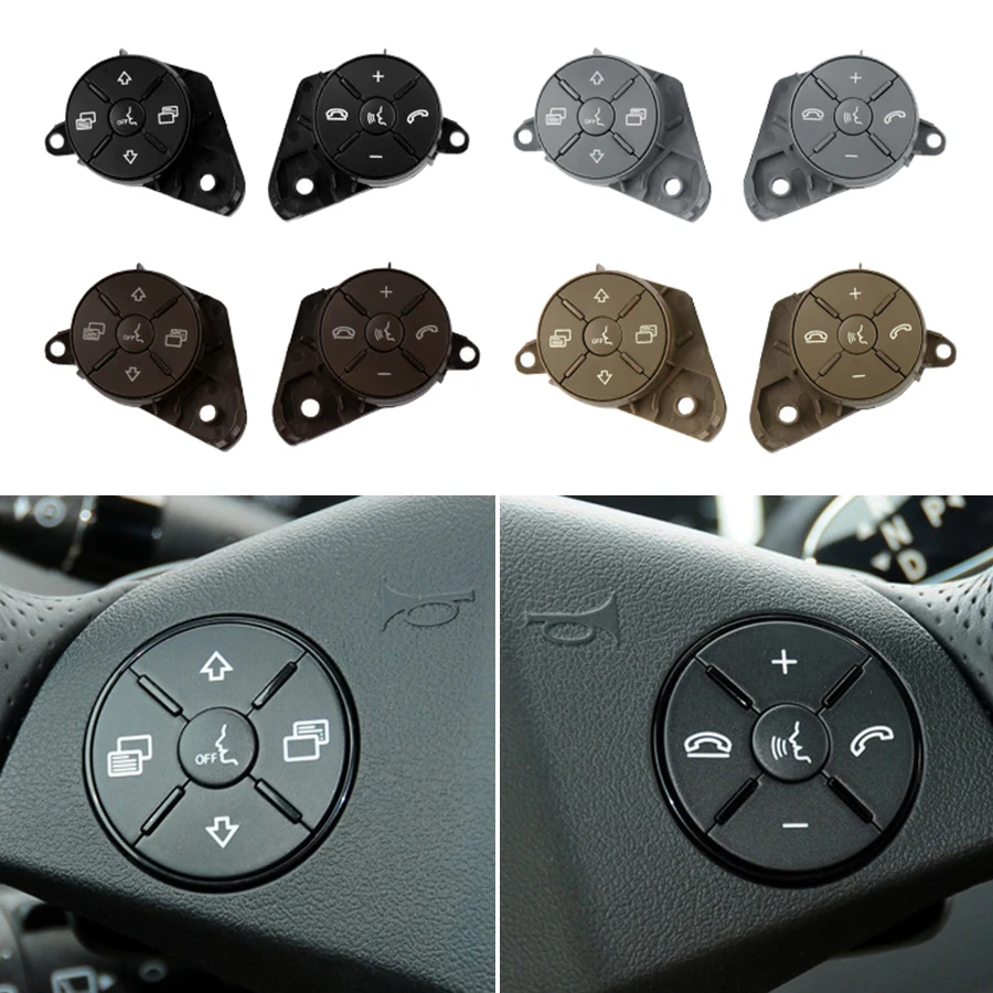 

Автомобильный многофункциональный переключатель на руль, кнопка управления, Накладка для Mercedes W164 ML GL W251 R Class 2007-2011, управление аудио