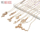 MEIBEADS, 1 шт., изящная медная подвеска в виде змеи, животного, цепочка, ожерелье для женщин, милые модные ювелирные изделия, подарки BD398