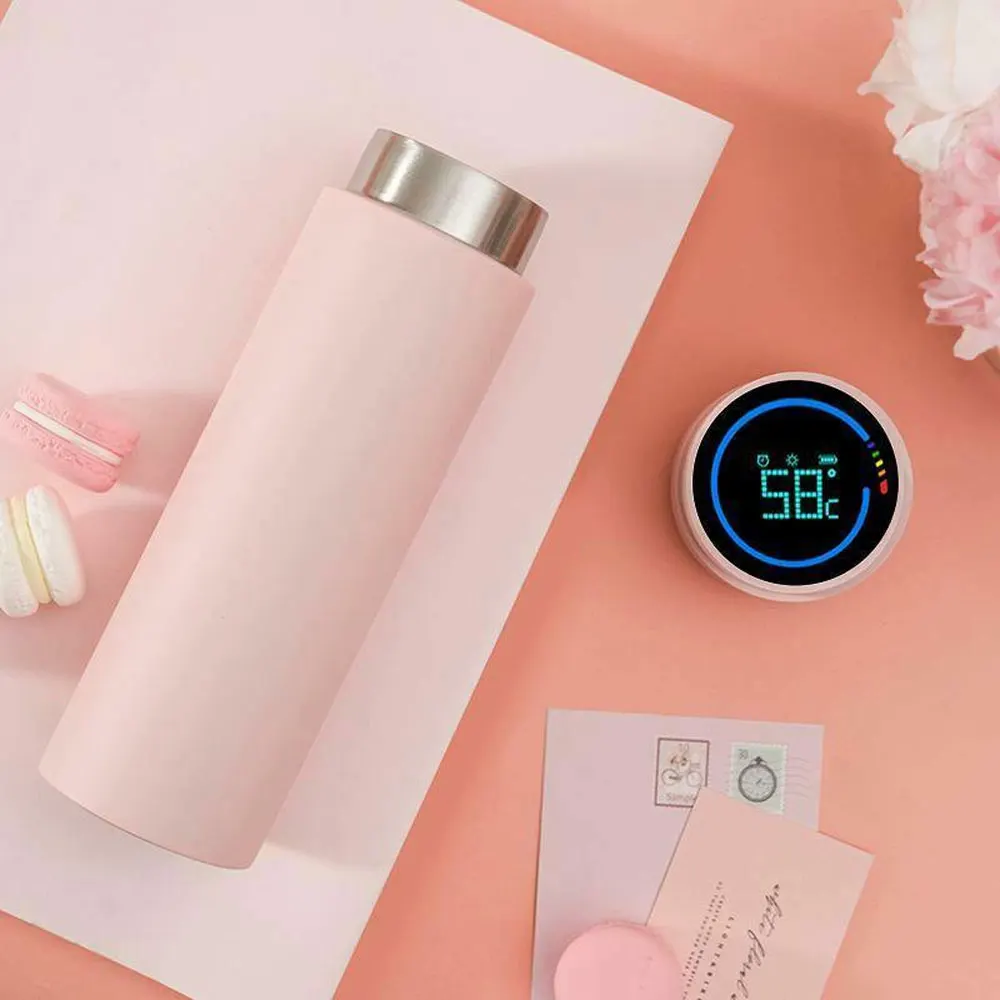 450 мл UVC бутылка для воды Легкая стерилизация двойная Изолированная нержавеющая