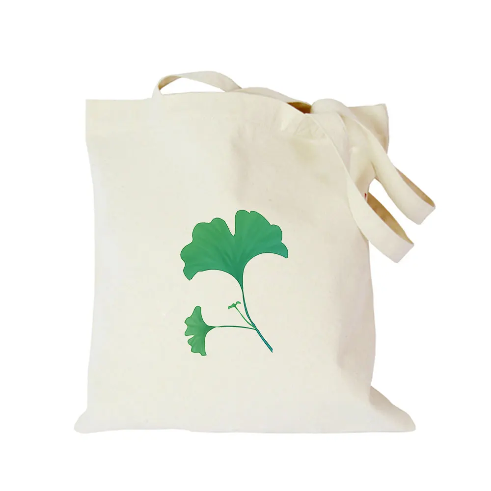 cotton canvas bag 03 Зеленый лист растений черный хлопковый холст сумка Заказная эко девушка сумка на заказ хозяйственные сумки с логотипом для мужчин или женщин - Цвет: cotton canvas bag 03