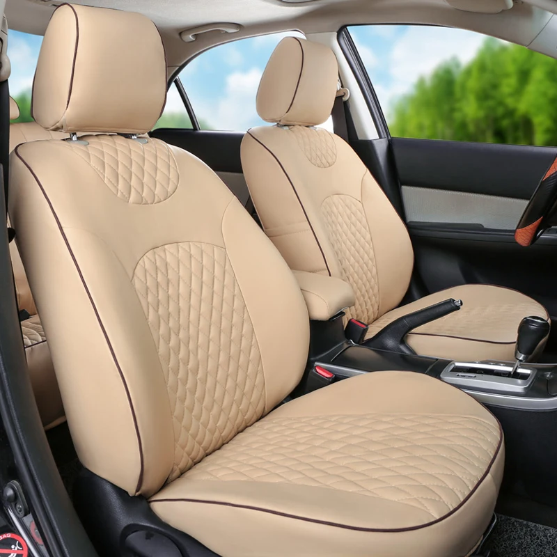 Чехлы на сиденья автомобиля для Volkswagen vw caravelle из искусственной кожи - купить по