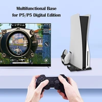 Electronic Machine Accessories Dual Controller Charger Power Stand for Sony Playstation 5 PS5 Digital Version