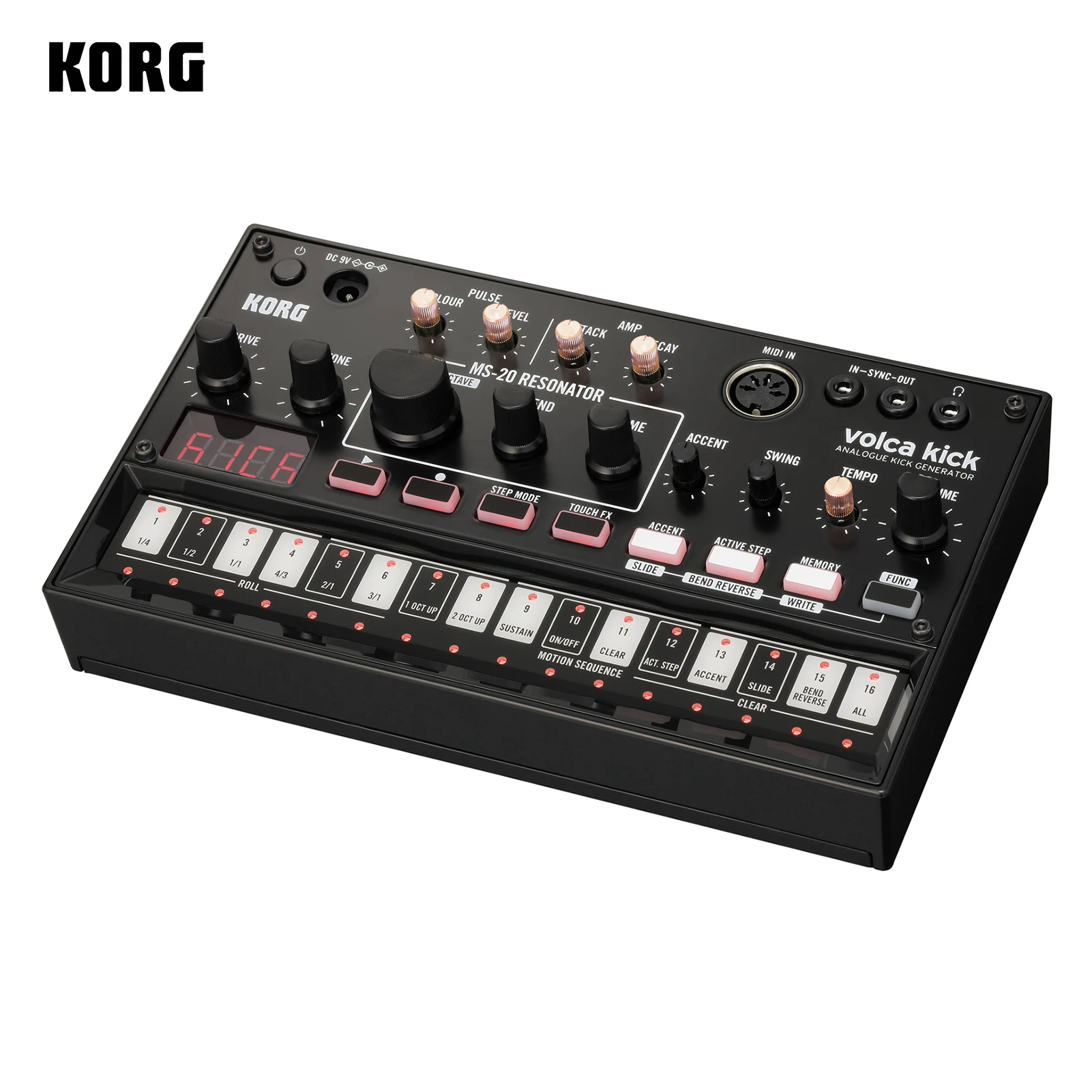 Аналоговый генератор УДАРОВ НОГАМИ KORG VOLCA активный синтезатор секвенсор с