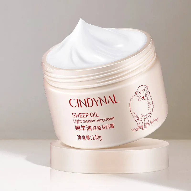

Face Cream Lanolin Oil Whitening Cream Soothes Dryness Moisturizes Repairs Deep Hydration Smooth Tender Skin Care 140g