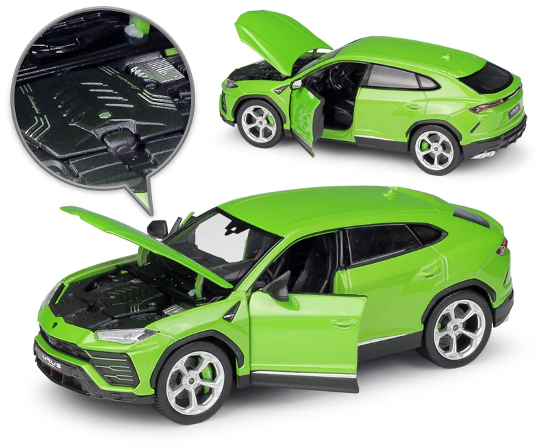 WELLY литая машина масштаб 1:24 высококлассная модель автомобиля Lamborghin Urus