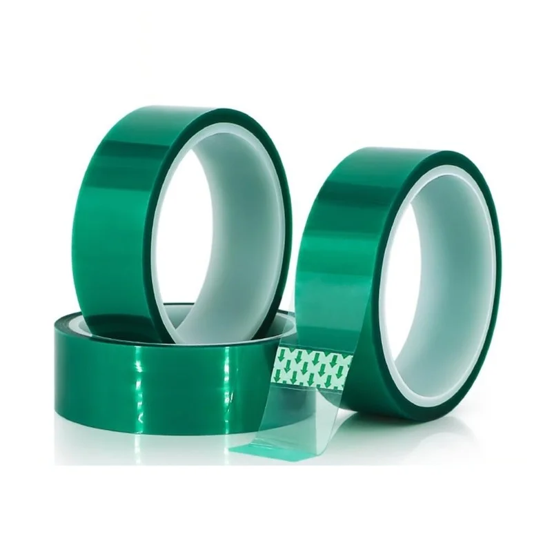 

YX Green PET Heat-Resistant High Temperature Masking Shielding Tape for PCB Solder Plating Insulation Protection 33M