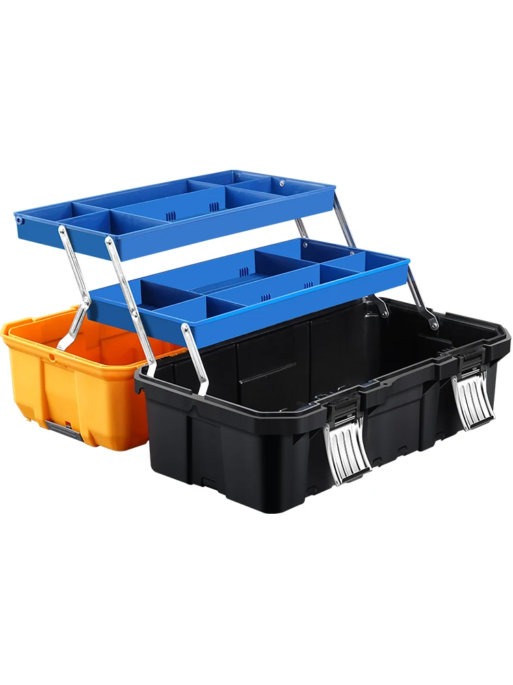 

Large Metal Cabinet Tool Box Aluminium Accessories Drill Bit Case Tool Organiser Craft No Tool Caja De Herramientas Tools BY50GJ