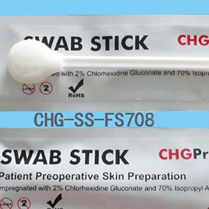 Хирургические/предварительно инжекционные тампоны с 2% хлоргексидином и 70%