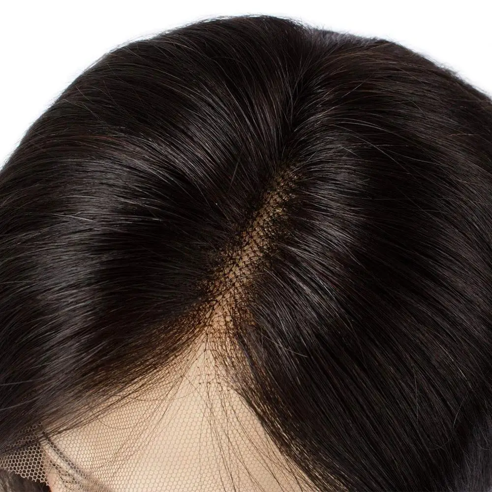 13х4 Боб термостойкие волокна волос Синтетический парик Русалочка черный цвет