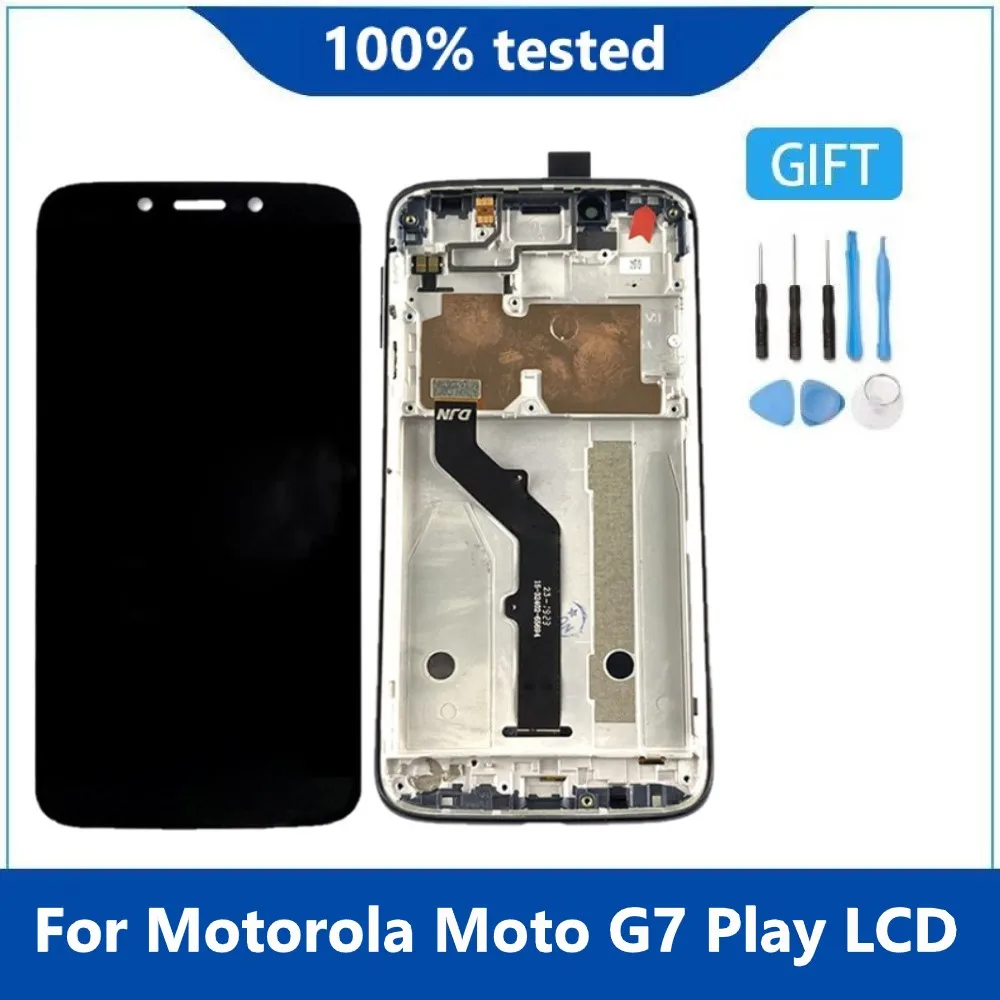 ЖК-дисплей для Motorola Moto G7 Play оригинальный сенсорный экран с дигитайзером в сборе