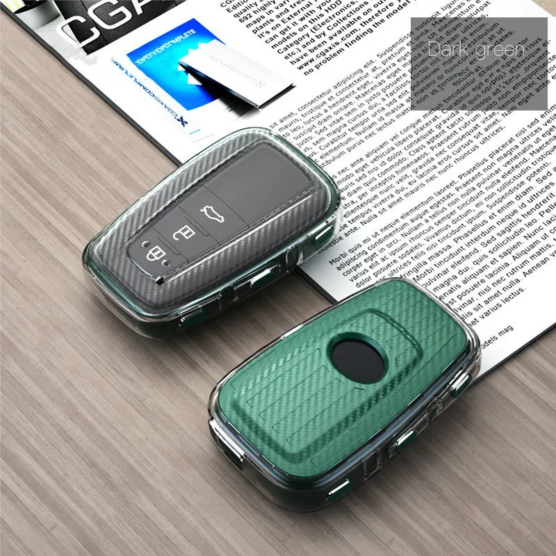 

Tpu Soft Smart keyless Remote Key Fob case Cover Shell Keychain for 2018 2019 2020 Toyota Camry RAV4 Avalon C-HR Prius Corolla