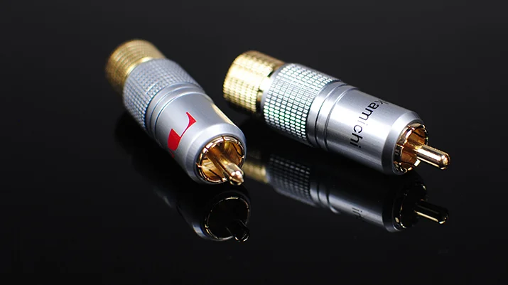 20 шт. высококачественные фиксирующие разъемы Nakamichi разъем RCA мужской для пайки