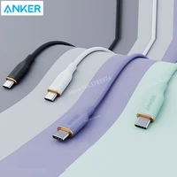 anker powerline iii flow usb c to usb c cable 100w 3ft usb 2 0 type c charging cable fast charge for macbook pro 2020