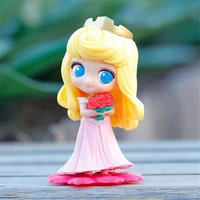 disney sleeping beauty aurora princess 13m action figure doll toys kids room decoration cake topper for kid gifts