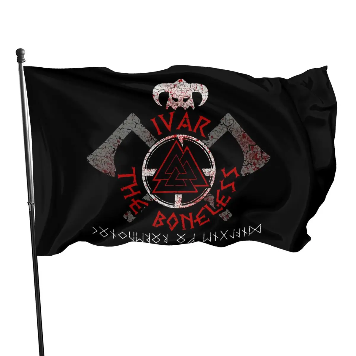 

Ivar The Boneless Wikinger Vikings Norse Odin Norsemen Walhalla Ragnar Movie Oversize Style Comical Flag