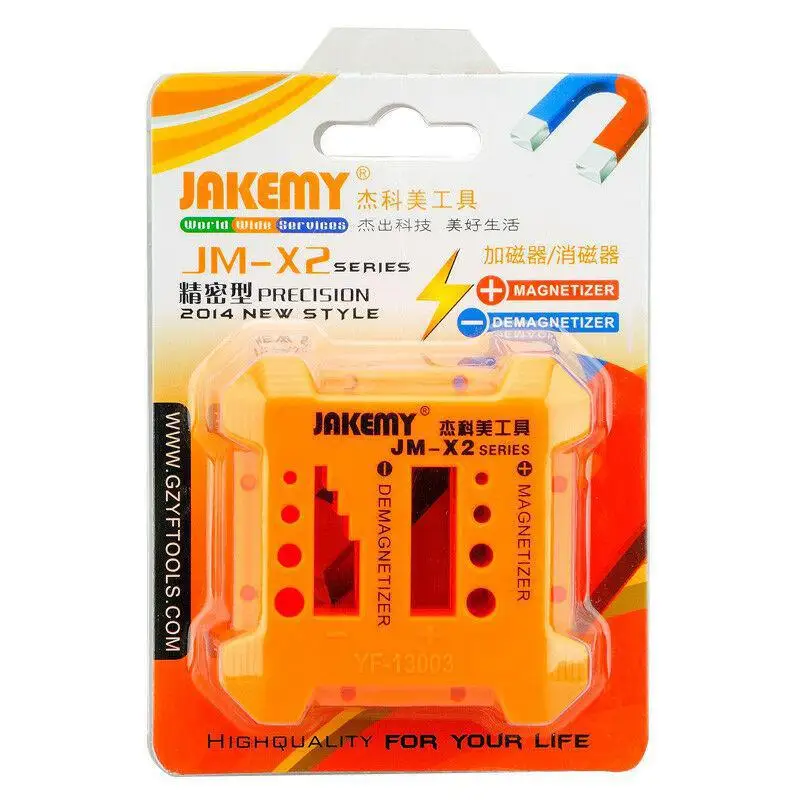 JAKEMY JM-X2 демагнетизатор размагничивающий Электромагнит инструмент Отвертка