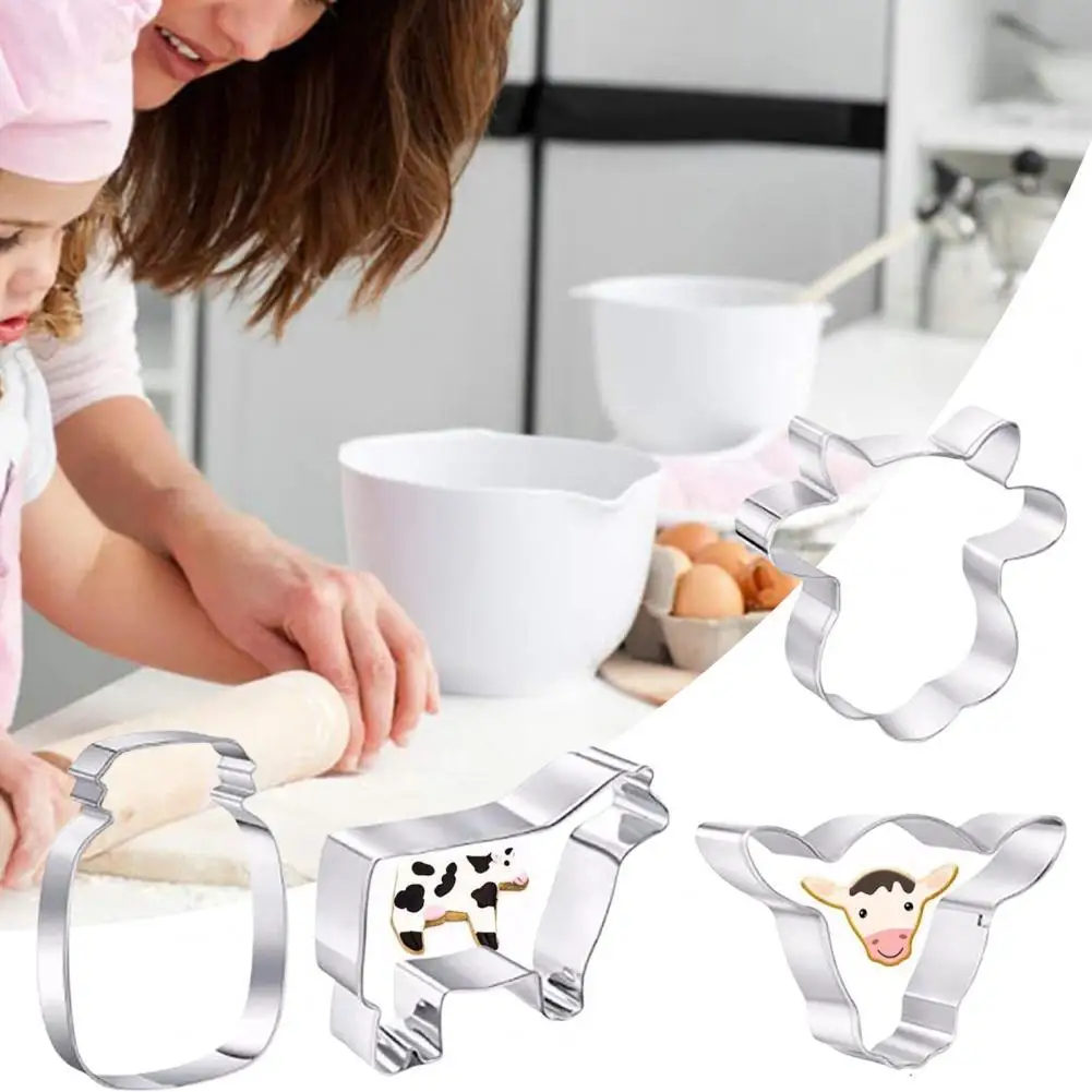 

Sturdy Shiny Farmhouse Cookie Cutters DIY Crafts Cow Cutter Sturdy Shiny Farmhouse Cookie Cutters DIY Crafts