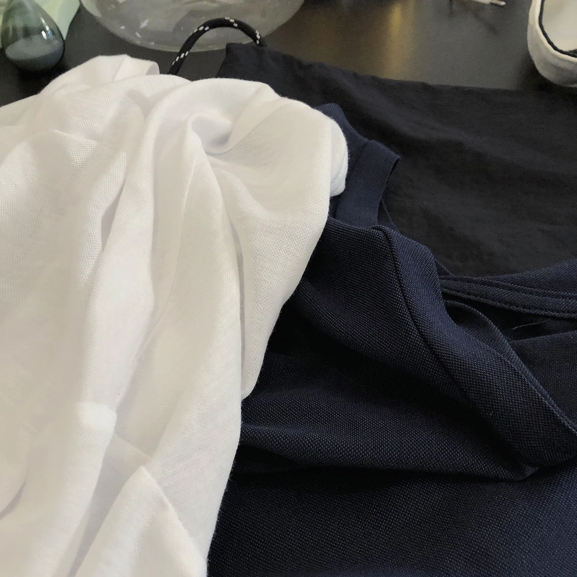 

Sunscreen Street Waist Short High T Skin Friendly Loose Slim Versatile Long Sleeve T-shirt Women Casual Solid O-Neck Female Top