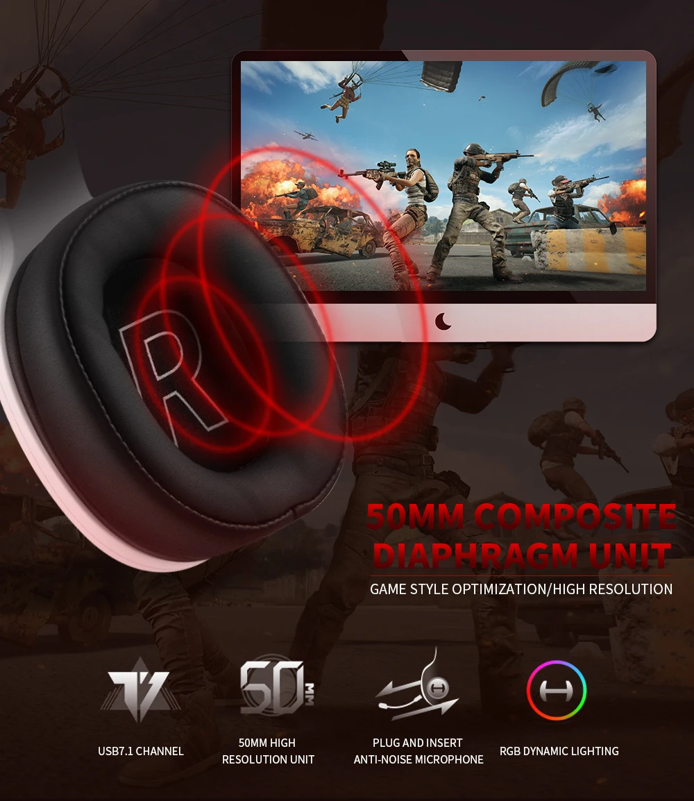 Edifier G2 II игровая гарнитура музыкальные стереонаушники проводные наушники 7,1 Virtual Surround Sound проводные наушники HD микрофон