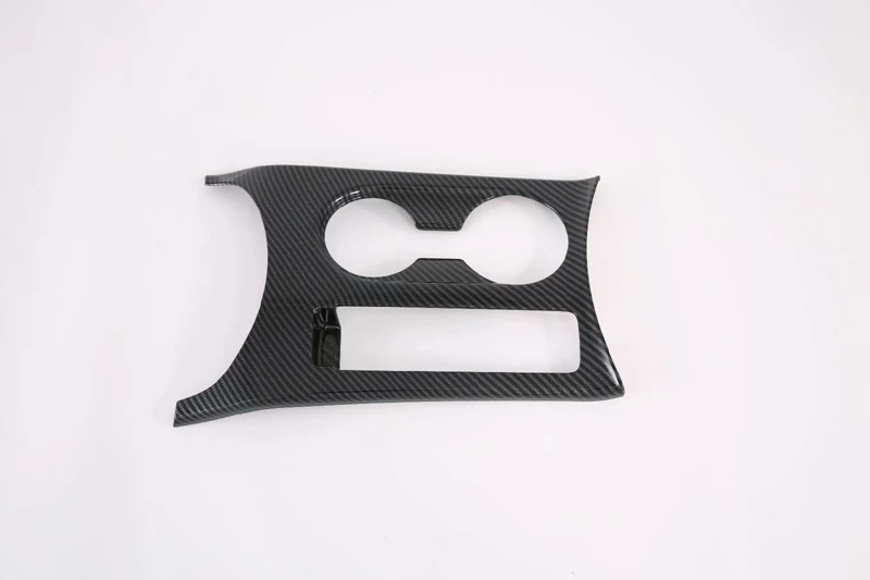 Для Kia Seltos 2019 2020 2021 углеродное волокно передняя центральная консоль держатель для