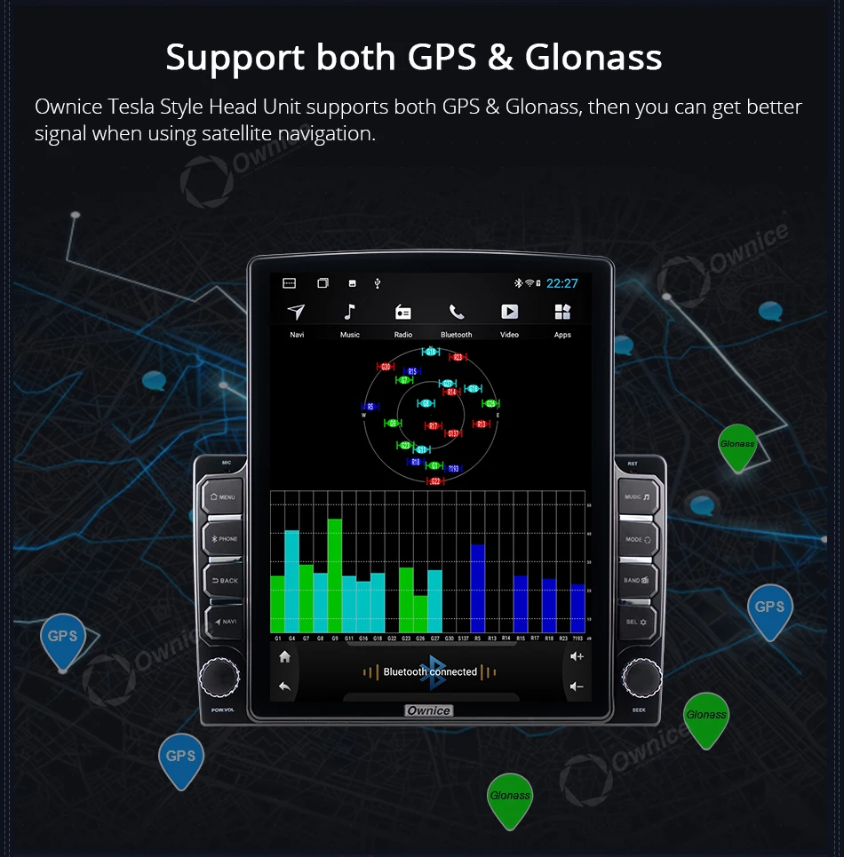 Автомобильный DVD-плеер Ownice DSP Android 10 0 для Hyundai Santa Fe 2 2006 - 2012 GPS Wifi Bluetooth Navi