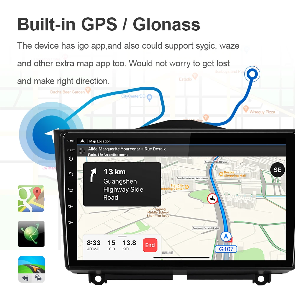 Car Multimedia player For LADA Granta Cross 2018 2019 2Din Android 10.0 Autoradio GPS Navigation Radio Video DVD Stereo | Автомобили и