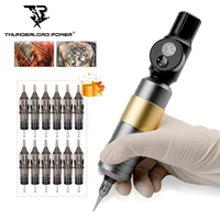 professional tattoo machine wireless power supply tattoo machine kit rotary pen with cartridges tattoo permanent machine