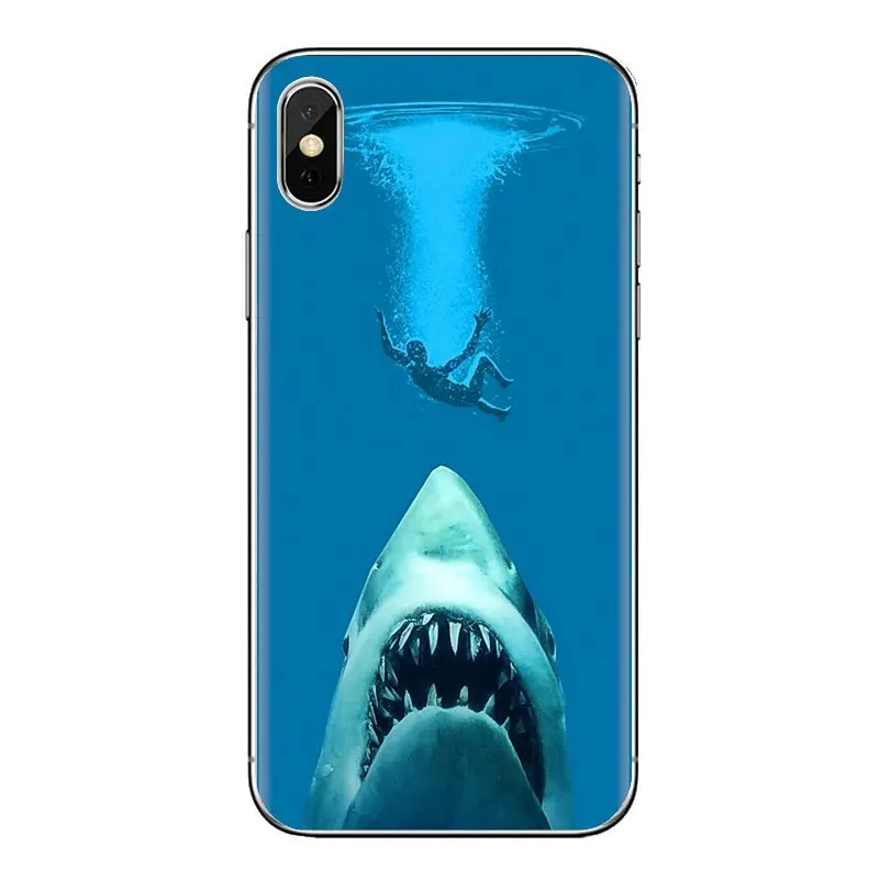 Акулы морские большие создания прозрачный мягкий чехол для iPod Touch Apple iPhone 4 4s 5 5S SE 5C