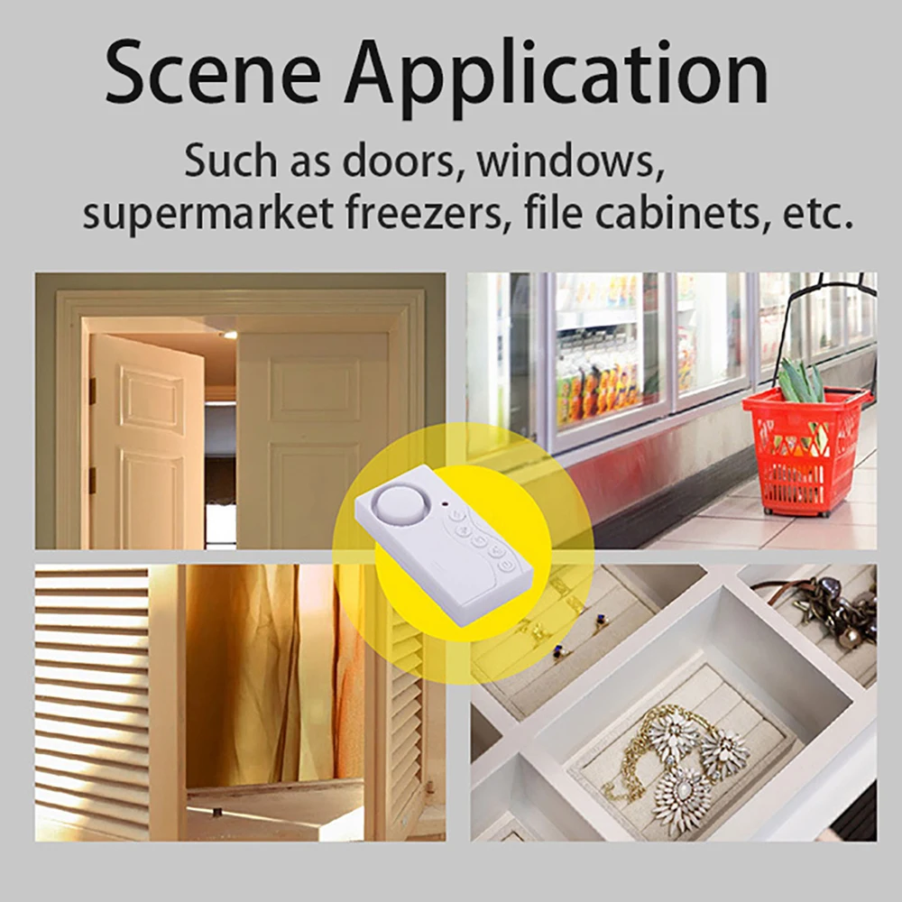 

Home Door Window Wireless Burglar Alarm Magnetic Sensor Home Security Wireless Alarm System Security Device