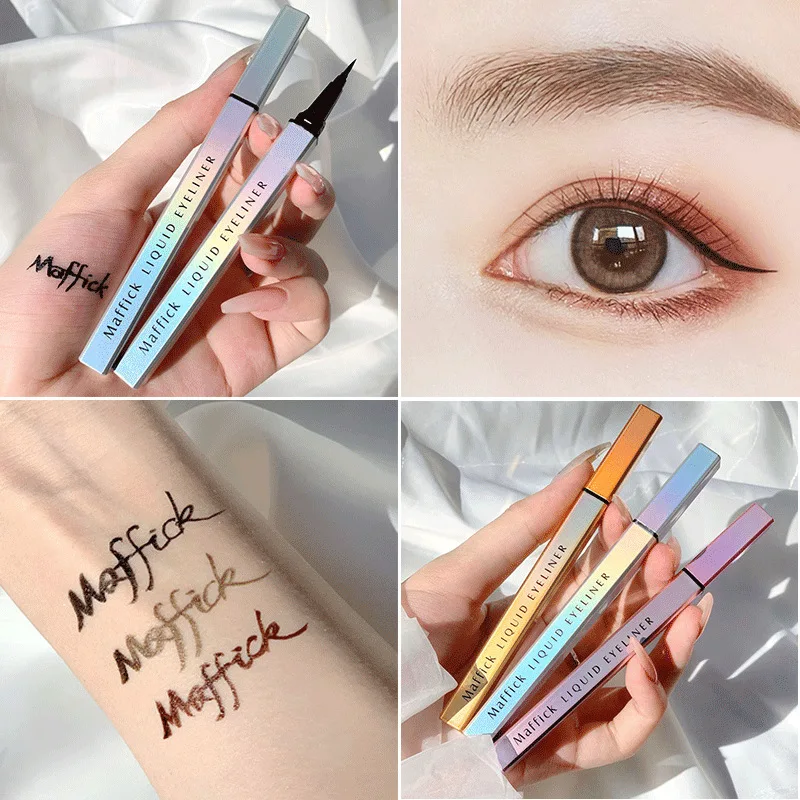 

1pcs Eye Shadow Liner Combination cosmetics Black Pen Waterproof Is Not Blooming Eyeliner Pen Quick-drying Eyeliner