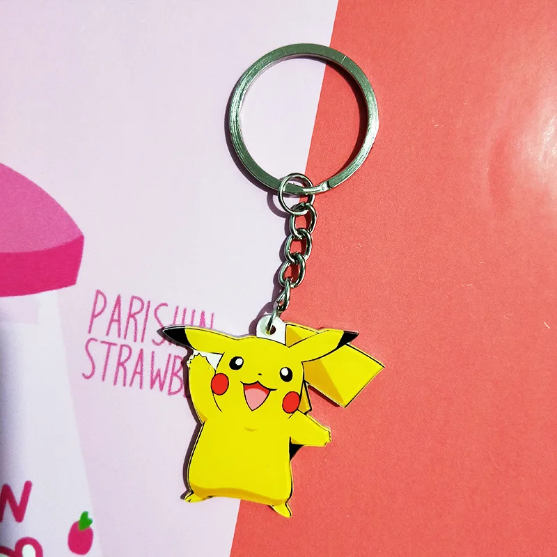Брелок для ключей Pokemon Eevee милый мультяшный персонаж аниме школьная сумка