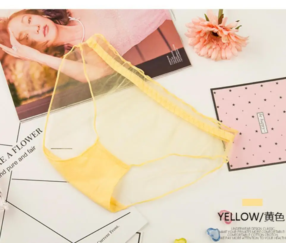 Прозрачные женские сексуальные трусики кружевные стринги ультратонкие Сетчатые