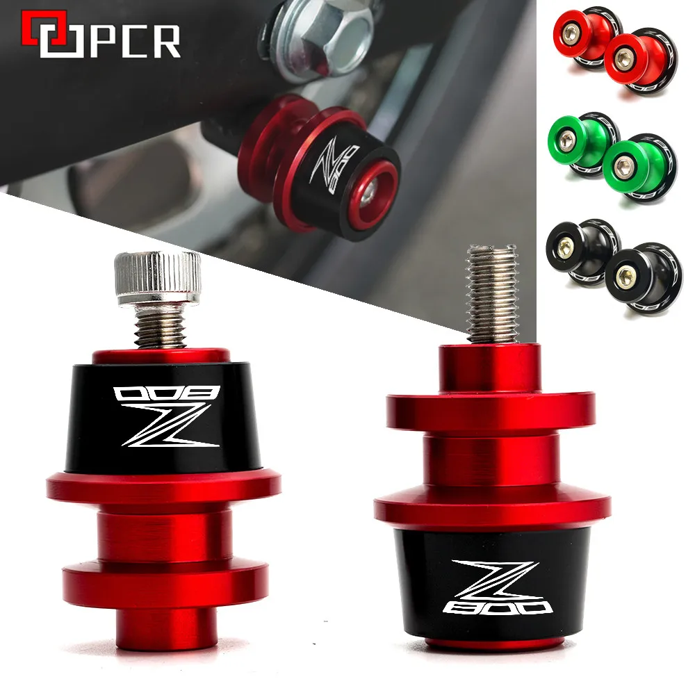 

Motorcycle M8 Swingarm Slider Spools For KAWASAKI Z 800 z800 2013 2014 2015 2016 8mm Stand Screws
