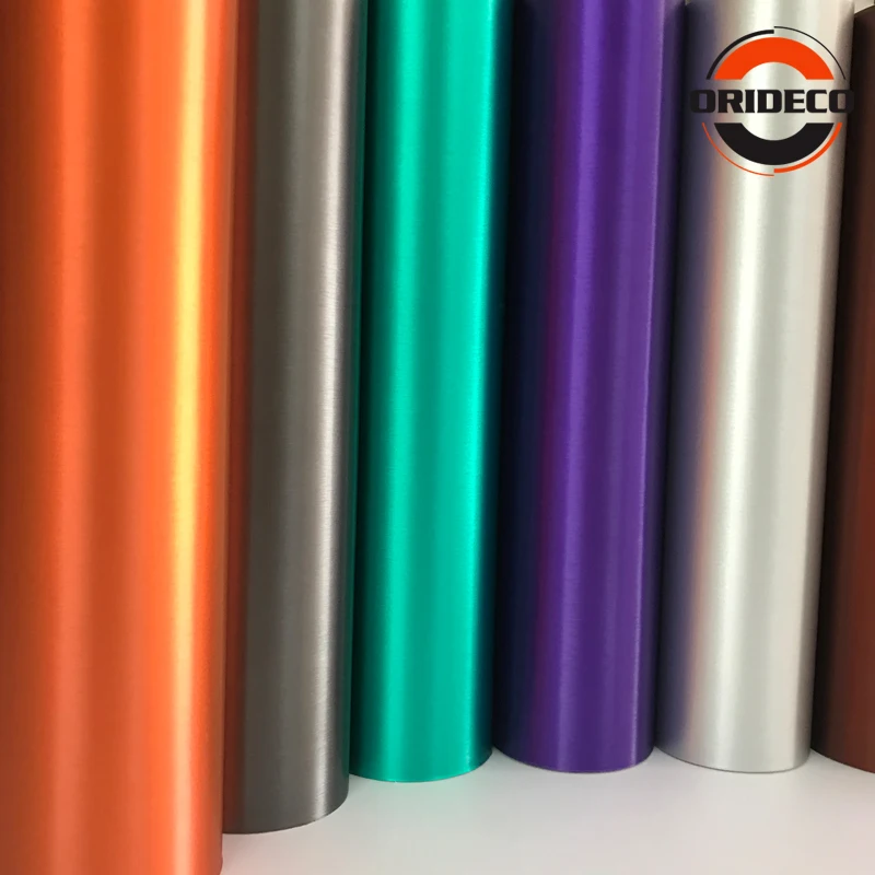 Доступно 8 цветов металлик матовый Алюминий виниловая пленка для отделки