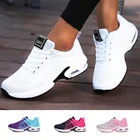 Женские кроссовки; Повседневные сетчатые кроссовки; Розовые женские туфли на плоской подошве; Легкие мягкие кроссовки; Дышащая обувь; Обувь для баскетбола размера плюс