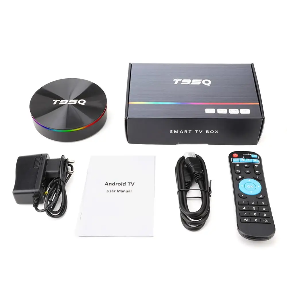 LEMADO T95Q S905 X2 ТВ-бокс 4 Гб DDR4 64 Гб Wifi Bluetooth H.264 Android 8,1 USB3.0 3D телеприставка 4K Smart tv Box для Android