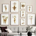 Гиацинт Сирень тюльпан Орхидея лепесток бутон настенная живопись холст скандинавские плакаты и принты настенные картины для декора гостиной