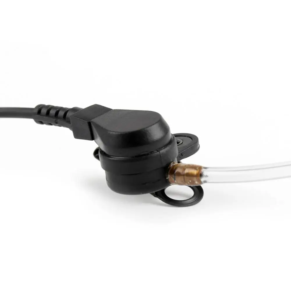 Artudatech 5 шт. 2 мм Walkie Talkie Listen Only Curve Covert акустическая Трубная гарнитура для