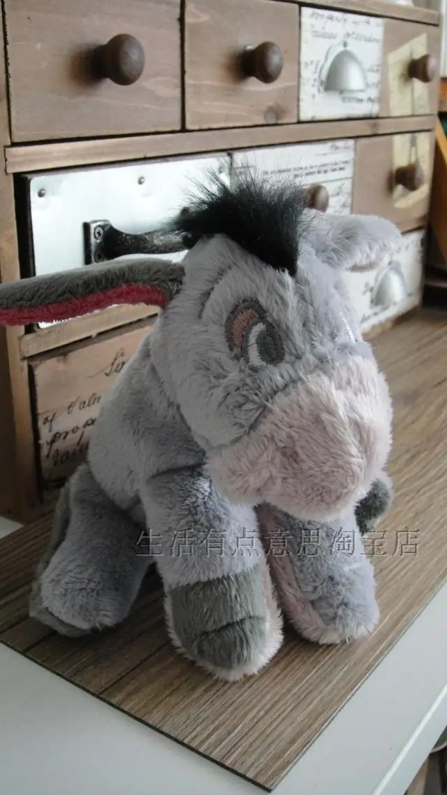 Оригинальный мини Eeyore Ослик мягкий материал животное милая плюшевая игрушка