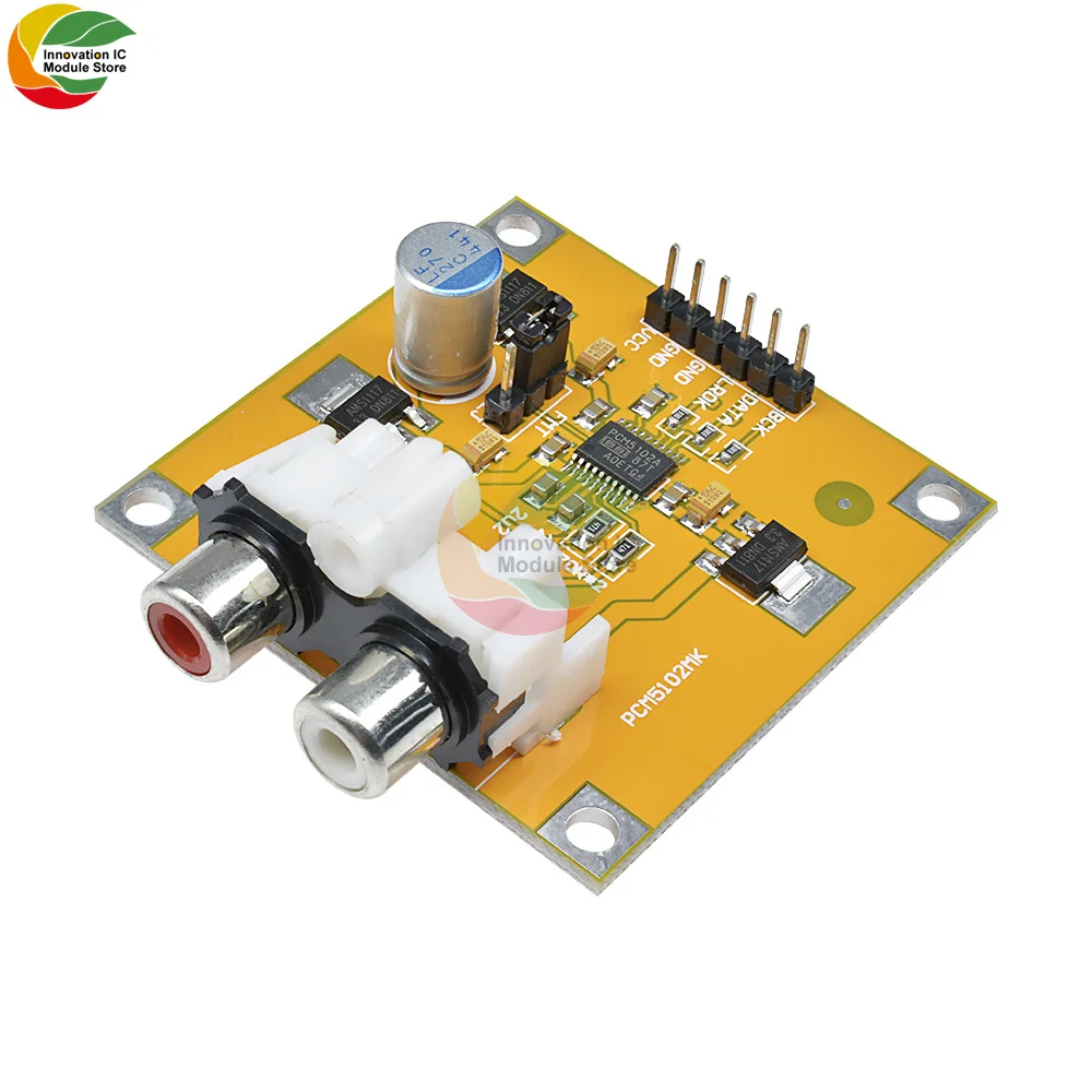 ЦАП-декодер Ziqqucu PCM5102/PCM5102A сборная плата плеера I2S модуль воспроизведения голоса