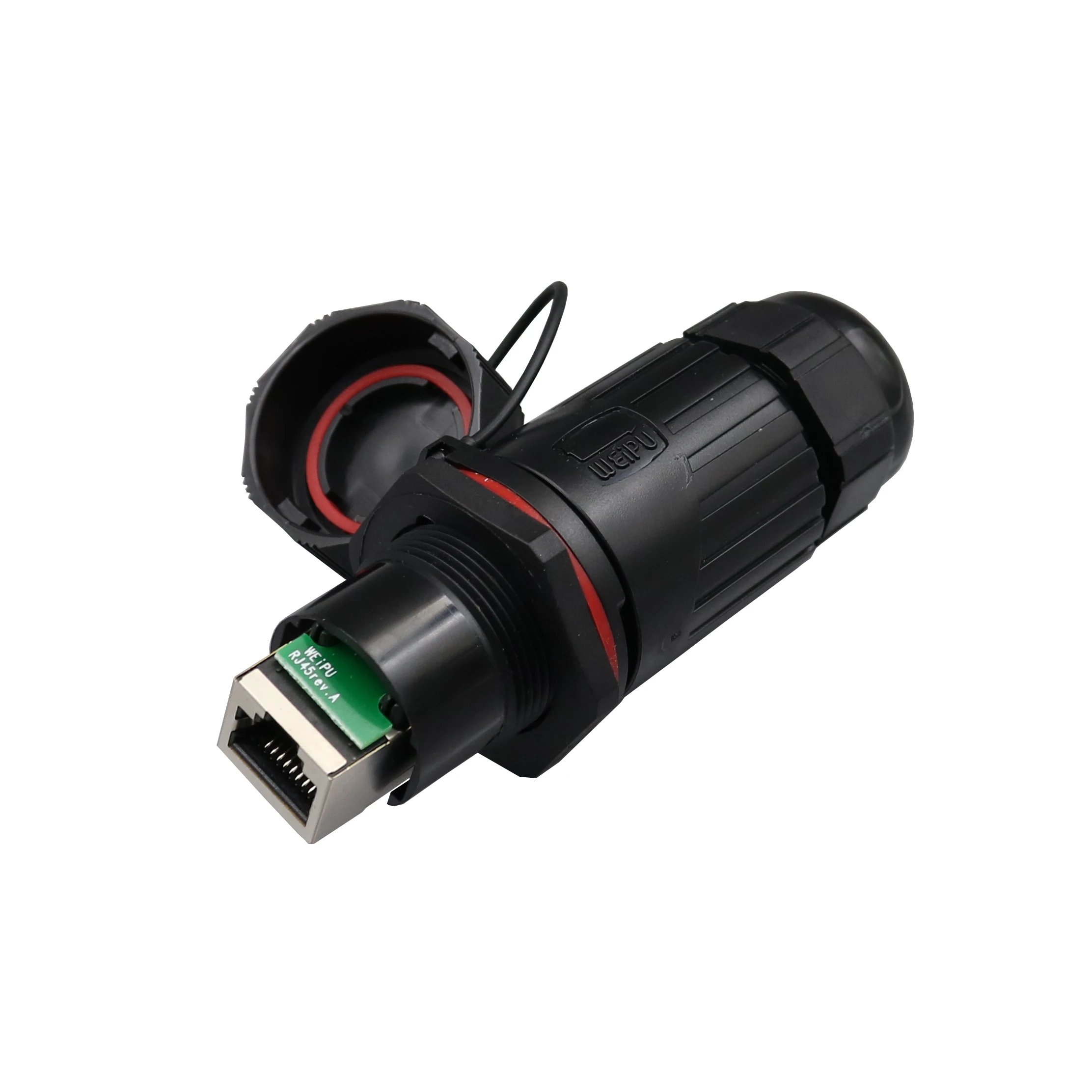 1 компл. RJ45 гнездо водонепроницаемый IP67 Панель Крепление Кабельный