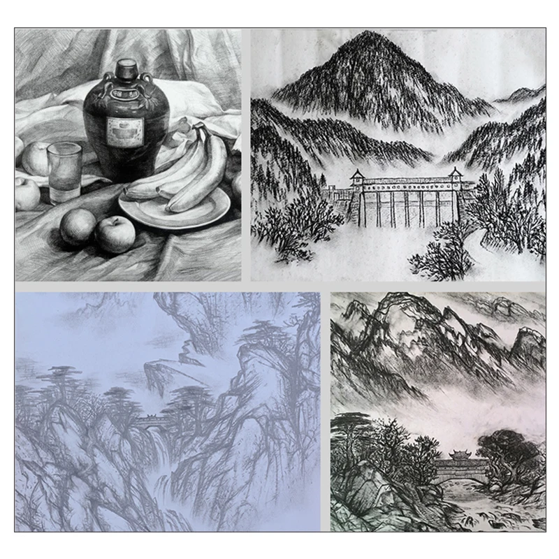 

Superior 12Pcs Artist Soft Medium Hard Charcoal Pencil Metal Box Non-toxic Sketch Pencils For Drawing School Supplies