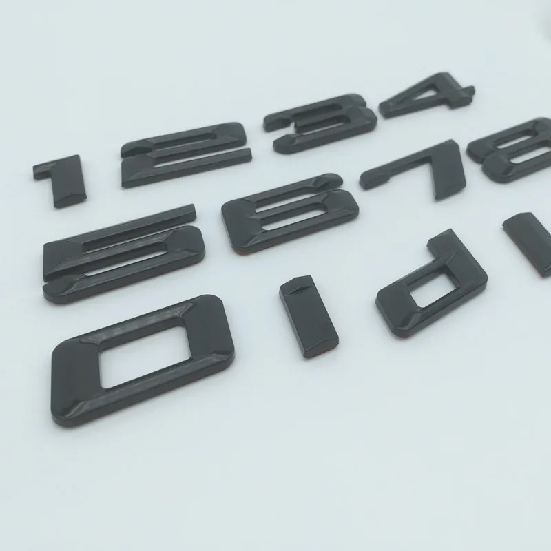 1pcs Black Silver 1 Series 120i 123i 125i 128i 130i 116d 118d 120d 123d car Letter Rear trunk Decals Emblem badge sticker Decal |