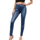 Леггинсы из экокожи, Осенние, модные, 2021 S-3XL, зимняя Эстетическая одежда, городские брюки-карандаш, женские брюки в стиле хиппи, большие размеры