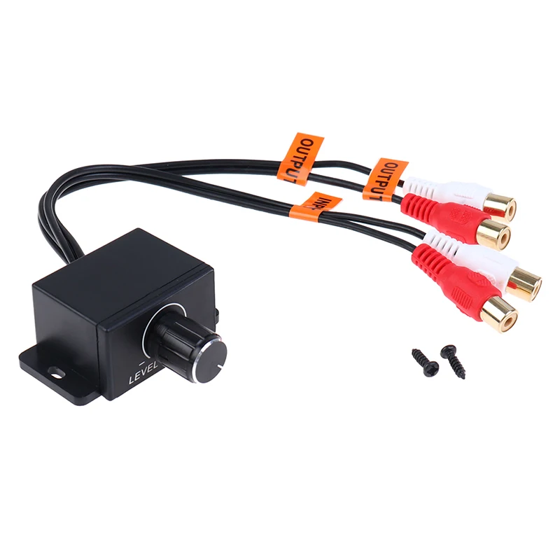 Новый автомобильный усилитель звука бас RCA уровень дистанционное управление