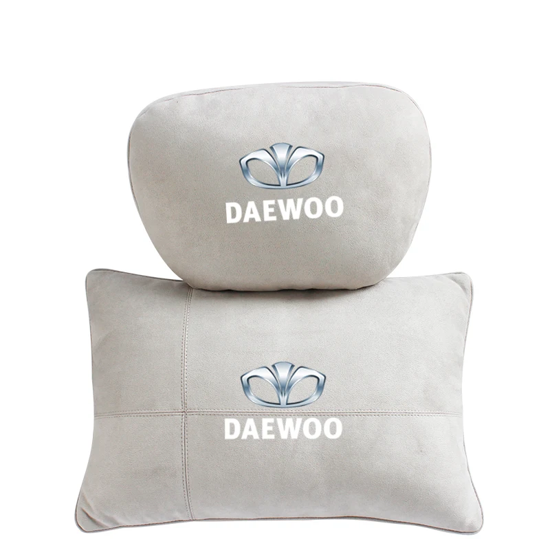 Супер мягкий замшевый чехол для подголовника автомобиля подушка поддержки шеи
