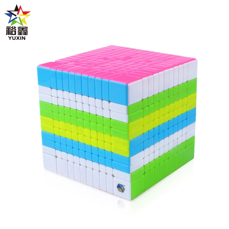 YUXIN Huanglong профессиональный 11*11*11 Stickerless волшебный куб скоростная головоломка 11x11
