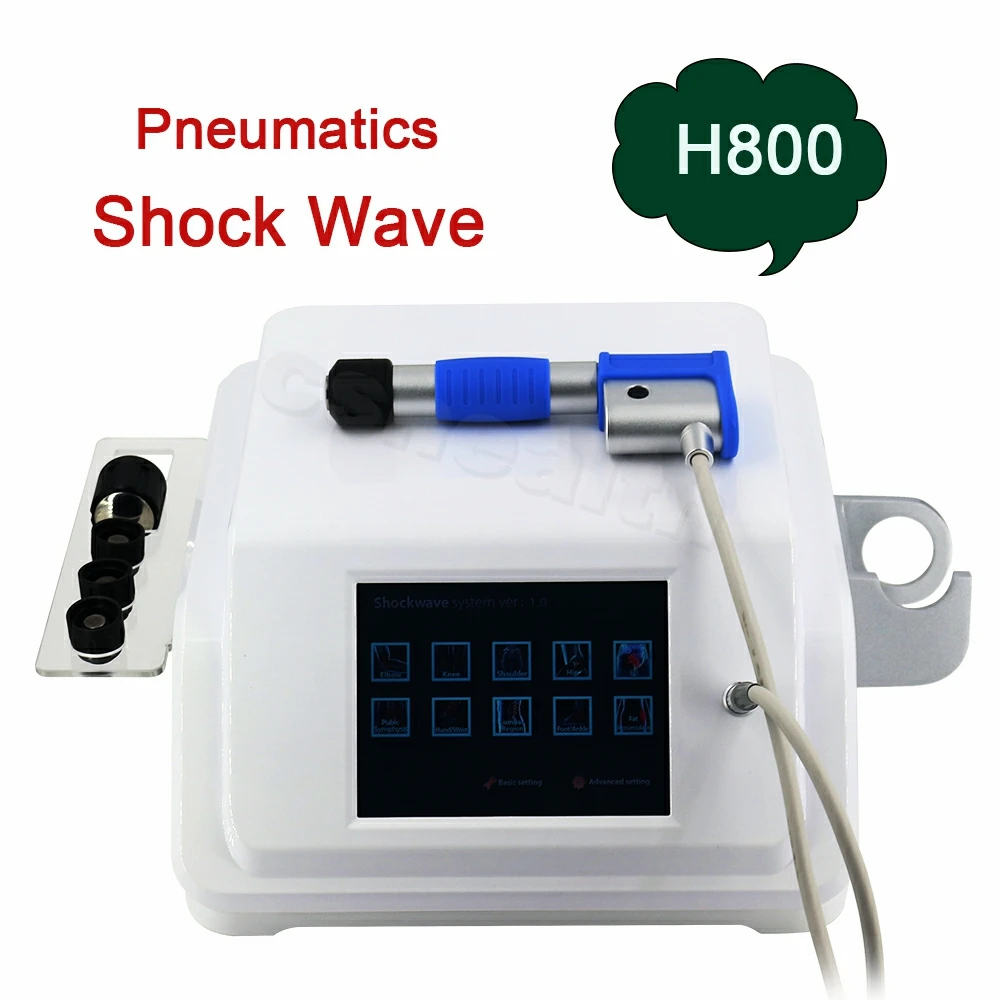 

Pneumatics Shock Wave Therapy Machine Tennis Elbow For ED Treatment Body Massager Dysfunction Relieve Pain Shockwave Device